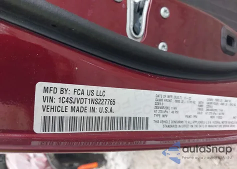 2022 Jeep Wagoneer Series Iii 4X4 from USA, damaged, VIN 1C4SJVDT1NS227765